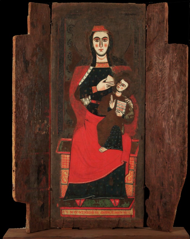The Virgin Mary Enthroned, Nursing the Child